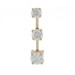 Yellow Gold Diamond Graduated Three-Stone Journey Pendant 14k Round 1.00ctw Love Yellow Gold Diamond Graduated Three-Stone Journey Pendant 14k Round 1.00ctw Love