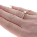 Yellow Gold Diamond Solitaire Engagement Ring - 14k Princess .60ct Yellow Gold Diamond Solitaire Engagement Ring - 14k Princess .60ct