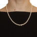 Yellow Gold Akoya Pearl & Diamond Graduated Strand Necklace 18 1/2" - 14k GIA Yellow Gold Akoya Pearl & Diamond Graduated Strand Necklace 18 1/2" - 14k GIA