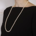 Sterling Silver Cultured Pearl Knotted Strand Necklace 29 1/2" - 925 Sterling Silver Cultured Pearl Knotted Strand Necklace 29 1/2" - 925