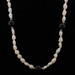 Yellow Gold Onyx & Freshwater Keshi Pearl Beaded Station Necklace 31 1/2" - 14k Yellow Gold Onyx & Freshwater Keshi Pearl Beaded Station Necklace 31 1/2" - 14k