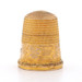 Gold Filled Antique Grapevine Thimble - May Monogram Sewing Tool Size 8 Gold Filled Antique Grapevine Thimble - May Monogram Sewing Tool Size 8