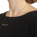 Sterling Silver Labradorite Beaded Bar Necklace 925 Faceted Bead Cube Adjustable Sterling Silver Labradorite Beaded Bar Necklace 925 Faceted Bead Cube Adjustable