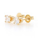 Yellow Gold Diamond Stud Earrings - 14k Round Brilliant .80ctw Pierced Screw-Ons Yellow Gold Diamond Stud Earrings - 14k Round Brilliant .80ctw Pierced Screw-Ons