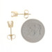 Yellow Gold Diamond Stud Earrings - 14k Round Brilliant .80ctw Pierced Screw-Ons Yellow Gold Diamond Stud Earrings - 14k Round Brilliant .80ctw Pierced Screw-Ons