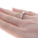 Platinum Diamond Solitaire Engagement Ring - Princess Cut .45ct GIA Cathedral Platinum Diamond Solitaire Engagement Ring - Princess Cut .45ct GIA Cathedral