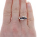 Yellow Gold Sapphire & Diamond Bypass Ring - 14k Marquise 1.47ctw Five-Stone Yellow Gold Sapphire & Diamond Bypass Ring - 14k Marquise 1.47ctw Five-Stone