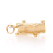 Yellow Gold Bridge Charm - 14k Transportation Connection Structure Travel Yellow Gold Bridge Charm - 14k Transportation Connection Structure Travel