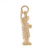 Yellow Gold Statue of Liberty Charm - 14k Lady Liberty New York Travel Gift Yellow Gold Statue of Liberty Charm - 14k Lady Liberty New York Travel Gift