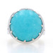 NEW Yours by Loren Amazonite Ring - Sterling 925 Cocktail Solitaire Size 10 1/4 NEW Yours by Loren Amazonite Ring - Sterling 925 Cocktail Solitaire Size 10 1/4