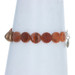 Jodie M Agate Beaded Bracelet - Sterling Silver 925 Adjustable Toggle Jodie M Agate Beaded Bracelet - Sterling Silver 925 Adjustable Toggle