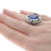 Sterling Glass Vintage Cocktail Solitaire Ring - 925 Oval Floral Size 5 3/4 Sterling Glass Vintage Cocktail Solitaire Ring - 925 Oval Floral Size 5 3/4