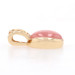 Sterling Rhodochrosite Solitaire Pendant - 925 Gold Plated Oval Cabochon 5.15ct Sterling Rhodochrosite Solitaire Pendant - 925 Gold Plated Oval Cabochon 5.15ct