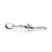 Sterling Silver Marcasite Floral Cross Pendant - 925 Faith Milgrain Sterling Silver Marcasite Floral Cross Pendant - 925 Faith Milgrain