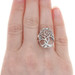 Sterling Silver Tree of Life Statement Ring - 925 Family Love Woven Sterling Silver Tree of Life Statement Ring - 925 Family Love Woven