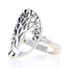 Sterling Silver Tree of Life Statement Ring - 925 Family Love Woven Sterling Silver Tree of Life Statement Ring - 925 Family Love Woven