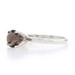 Sterling Silver Smoky Quartz Solitaire Engagement Ring - 925 Round 1.10ct Sterling Silver Smoky Quartz Solitaire Engagement Ring - 925 Round 1.10ct