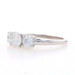 White Gold Diamond Engagement Ring - 14k Round Brilliant 1.97ctw Trellis