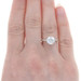 NEW Authentic Pandora Poetic Droplet Ring - Silver Clear 54 (US 7) 191027CZ NEW Authentic Pandora Poetic Droplet Ring - Silver Clear 54 (US 7) 191027CZ