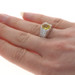 White Gold Yellow Sapphire & Diamond Ring - 18k Oval 2.71ctw White Gold Yellow Sapphire & Diamond Ring - 18k Oval 2.71ctw