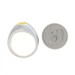 White Gold Yellow Sapphire & Diamond Ring - 18k Oval 2.71ctw White Gold Yellow Sapphire & Diamond Ring - 18k Oval 2.71ctw