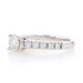 White Gold Diamond Engagement Ring - 14k Round Brilliant .85ctw White Gold Diamond Engagement Ring - 14k Round Brilliant .85ctw