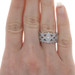 Sterling Cubic Zirconia Cocktail Band - 925 Woven Scroll Milgrain Ring Sz 6 1/2 Sterling Cubic Zirconia Cocktail Band - 925 Woven Scroll Milgrain Ring Sz 6 1/2