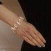 Yellow Gold Cultured & Freshwater Pearl Knotted Strand Bracelet 8 1/4" - 14k Yellow Gold Cultured & Freshwater Pearl Knotted Strand Bracelet 8 1/4" - 14k