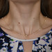 Yellow Gold Dashing Diamond by the Yard Necklace -14k Rnd 1.30ctw Station Adjust Yellow Gold Dashing Diamond by the Yard Necklace -14k Rnd 1.30ctw Station Adjust