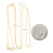Yellow Gold Dashing Diamond by the Yard Necklace -14k Rnd 1.30ctw Station Adjust Yellow Gold Dashing Diamond by the Yard Necklace -14k Rnd 1.30ctw Station Adjust