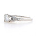 Platinum Diamond Art Deco Engagement Ring - Transitional Round .48ctw Vintage Platinum Diamond Art Deco Engagement Ring - Transitional Round .48ctw Vintage