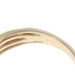 Yellow Gold Diamond Crossover Band - 14k Round Brilliant .30ctw Ring Yellow Gold Diamond Crossover Band - 14k Round Brilliant .30ctw Ring