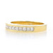 Yellow Gold Diamond Wedding Band - 18k Princess .50ctw Channel Set Ring Yellow Gold Diamond Wedding Band - 18k Princess .50ctw Channel Set Ring