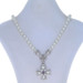 Judith Ripka Pearl Amethyst CZ Maltese Cross Necklace 18" Sterling 925 Faith Judith Ripka Pearl Amethyst CZ Maltese Cross Necklace 18" Sterling 925 Faith