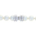 Judith Ripka Pearl Amethyst CZ Maltese Cross Necklace 18" Sterling 925 Faith Judith Ripka Pearl Amethyst CZ Maltese Cross Necklace 18" Sterling 925 Faith