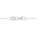 White Gold Tanzanite & Diamond East-West Halo Necklace - 14k Oval 2.41ctw Adjust White Gold Tanzanite & Diamond East-West Halo Necklace - 14k Oval 2.41ctw Adjust