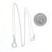 White Gold Aquamarine & Diamond Pendant Necklace 16" - 14k Trillion 1.62ctw White Gold Aquamarine & Diamond Pendant Necklace 16" - 14k Trillion 1.62ctw
