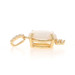 Yellow Gold Opal & Diamond Pendant - 14k Oval Cabochon 2.03ctw Yellow Gold Opal & Diamond Pendant - 14k Oval Cabochon 2.03ctw