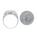White Gold Sapphire & Lab-Created Sapphire Art Deco Ring 14k .86ctw Vintage6 1/2 White Gold Sapphire & Lab-Created Sapphire Art Deco Ring 14k .86ctw Vintage6 1/2
