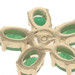 Yellow Gold Emerald Earring Enhancers - 14k Oval 2.50ctw Flowers Stud Jackets Yellow Gold Emerald Earring Enhancers - 14k Oval 2.50ctw Flowers Stud Jackets