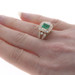 Yellow Gold Emerald & Diamond Halo Ring - 18k Emerald Cut 2.70ctw GIA Yellow Gold Emerald & Diamond Halo Ring - 18k Emerald Cut 2.70ctw GIA