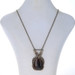 Native American Gayle Two Hawks Jasper Dragon Solitaire Necklace 23"Sterling 925 Native American Gayle Two Hawks Jasper Dragon Solitaire Necklace 23"Sterling 925