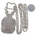 Native American Gayle Two Hawks Jasper Dragon Solitaire Necklace 23"Sterling 925 Native American Gayle Two Hawks Jasper Dragon Solitaire Necklace 23"Sterling 925