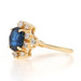 Yellow Gold Sapphire & Diamond Ring - 14k Oval 1.70ctw Yellow Gold Sapphire & Diamond Ring - 14k Oval 1.70ctw
