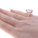 Yellow Gold Amethyst Cocktail Solitaire Ring - 14k Pear 4.40ct Yellow Gold Amethyst Cocktail Solitaire Ring - 14k Pear 4.40ct