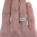 Yellow Gold Diamond Set of 2 Bands - 14k Round 1.00ctw Channel Set Wedding Rings Yellow Gold Diamond Set of 2 Bands - 14k Round 1.00ctw Channel Set Wedding Rings