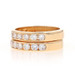 Yellow Gold Diamond Set of 2 Bands - 14k Round 1.00ctw Channel Set Wedding Rings Yellow Gold Diamond Set of 2 Bands - 14k Round 1.00ctw Channel Set Wedding Rings