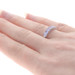 NEW Tanzanite Band - 925 Sterling Silver .97ctw Oval Seven-Stone Ring Size 7 1/4 NEW Tanzanite Band - 925 Sterling Silver .97ctw Oval Seven-Stone Ring Size 7 1/4