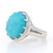 NEW Yours by Loren Amazonite Ring - Sterling Silver Cocktail Solitaire Size 7 NEW Yours by Loren Amazonite Ring - Sterling Silver Cocktail Solitaire Size 7