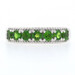 Sterling Silver Chrome Diopside Band Ring - 925 Round .70ctw Sterling Silver Chrome Diopside Band Ring - 925 Round .70ctw